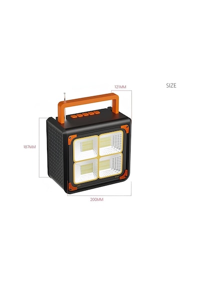 Katjmer Ktsp22 Hoparlör Solar Güneş Panelli Güç Kaynağı