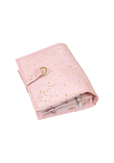 Xmlbayiciniz Baby Alt Açma Bakım Çantası Pembe / Bebek Alt Değiştirme Organizeri, Taşınabilir Bakım Çantası, 24x40 Cm Çok Renkli