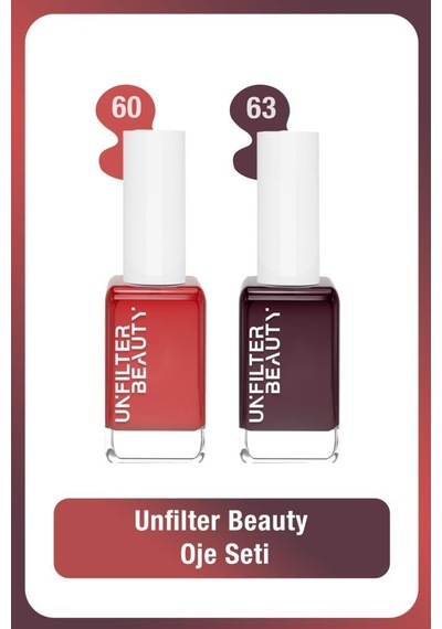 Unfilter Beauty No: 60 + No:63 Oje Seti