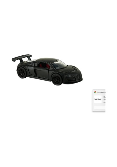 Die Cast Metal Çek Bırak Siyah Spor Araba