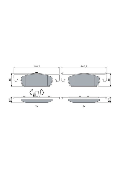 Renault Symbol 1.5Dci 2013-2015 Bosch Ön Balata