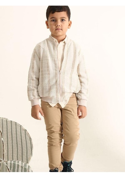 Nanica Kids Erkek Çocuk Gabardin Pantolon-15719 Camel