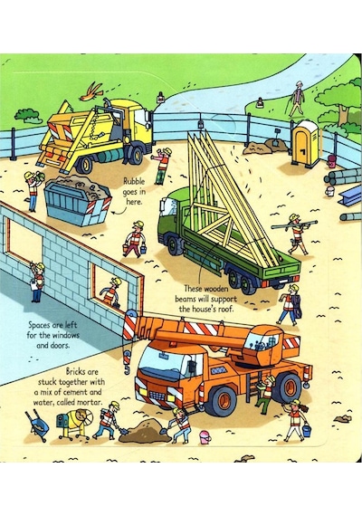 Look Inside A Building Site - Usborne