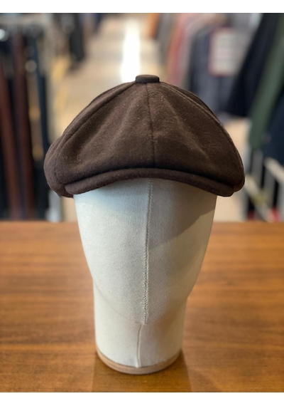 Hamze Peaky Blinders Tarz İngiliz Model Kaşe Kumaş Kasket Şapka Kahverengi