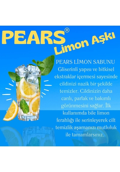 Pears Gliserinli Limon Sabunu 120 G
