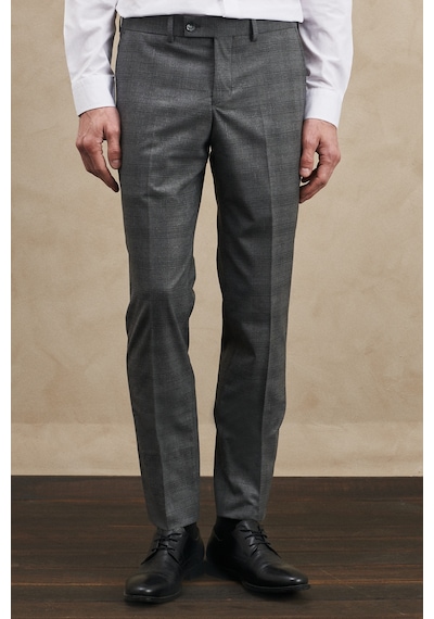AC&Co / Altınyıldız Classics Ekstra Slim Fit Dar Kesim Mono Yaka Kareli Takım Elbise - 556336968 Gri AC&Co / Altınyıldız Classics Ekstra Slim Fit Dar Kesim Mono Yaka Kareli Takım Elbise - 556336968 Gri