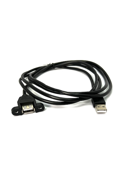 Panel Tipi Dişi Erkek Usb Vidalı 2 Metre Usb Extension Usb Panel