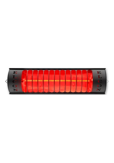 Bh-2000 2000 W Ip67 Dış Mekan Infrared Isıtıcı Siyah