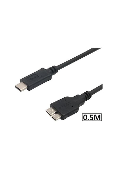 Usb Type C To Micro Usb 3 0 Taşınabilir Hdd Hard Disk Kablosu 0 5m 50cm