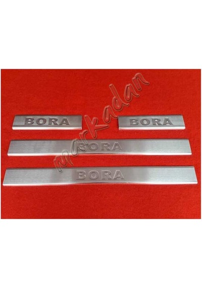Markadan Vw Bora Krom Kapı Eşiği 1998-2004 4 Parça Paslanmaz Çeli N11.5180