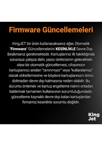 Kingjet Epson Uyumlu Wf-c5390 Standart Kapasiteli 4 Renk Takım Çipli Uyumlu  Kartuş