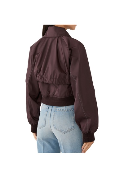 Victoria Beckham Zamansız Şıklık Harrington Bomber Ceket Kahverengi