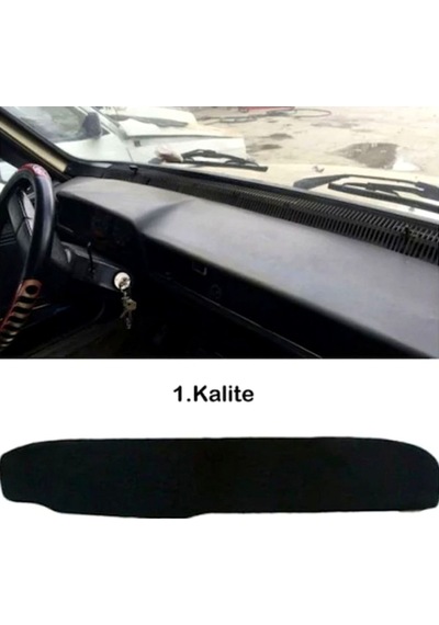 Torpido Halısı Oto Ön Cam Konsol Göğüs Örtüsü Renault Toros Uyumlu Siyah