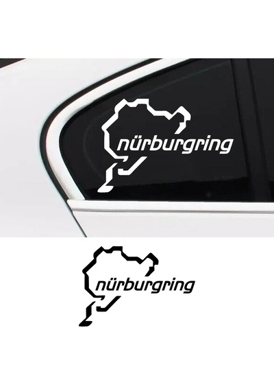 Nürburgring Oto Sticker ,araba Sticker 20x14 Cm