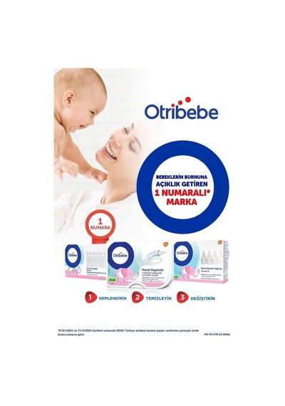 Otribebe Yumuşak Uçlu Nazal Aspiratör 6 Adet