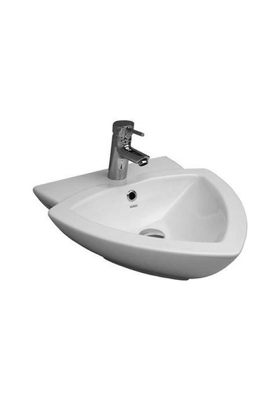 Serel Tezgah Üstü Üçgen Lavabo 49.5 x 52 CM 2036Tds000
