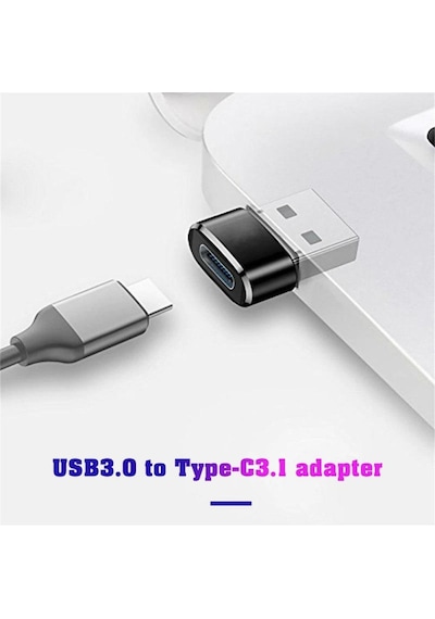 Usb 3.0 To Type C 3.1 Şarj Data Çevirici Dönüştürücü Adaptör 4429
