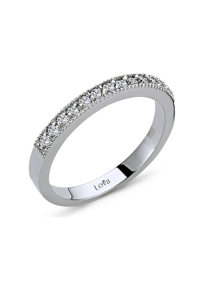 Lova 0,19 Karat Pırlanta Yarımtur Yüzük - 1030151