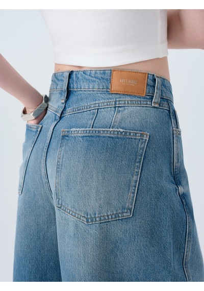 Horse Baggy Fit Kadın Pantolon Denim