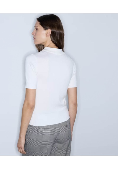 İpekyol Polo Yaka Triko Ekru Kadın Kazak Iw6260050177