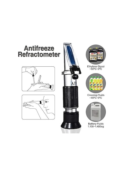Rgbs Glikol, Antifriz, Soğutucu Ve Akü Asidi İçin Antifriz Refraktometresi. Otomobil Antifriz Ve Akü Akışkan Durum