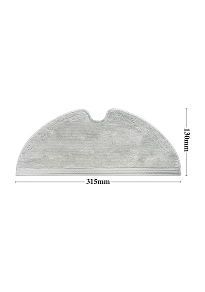 Xiaomi 2C Vacuum Mop Uyumlu 10 Adet Mop-Tam Yüzey Mikrofiber