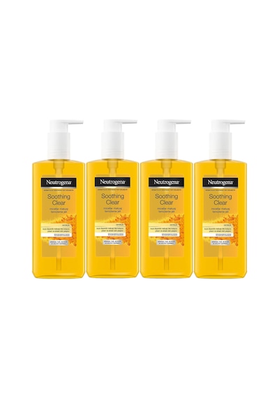 Neutrogena Soothing Clear Micellar Yüz Temizleme Jeli 4 x 200 ML