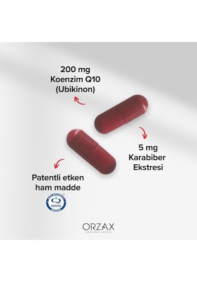 Ocean Koenzim Q10 200 Mg 30 Kapsül 7/8 Yaş