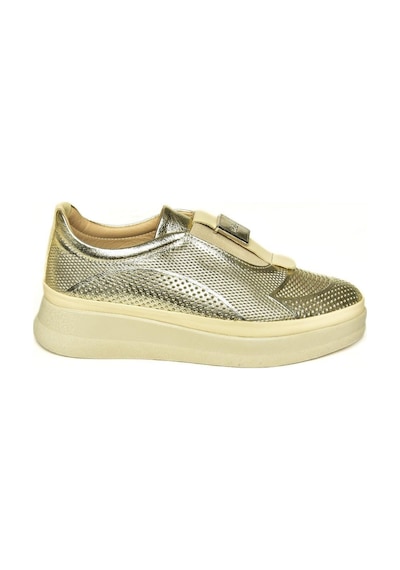 Fox Shoes U555130603 Altın Hakiki Deri Kadın Ayakkabı Altın-hakiki Deri Altın