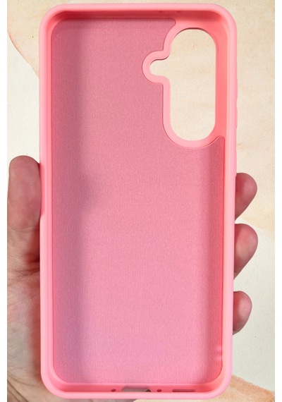 Samsung Galaxy A56 Yıldız Tozu Premium Pembe Silikon Kılıf