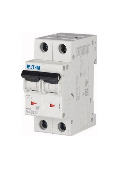 Eaton 286564 Minyatür Devre Kesici - 6ka - C Eğrisi - 2x6a
