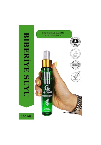 Aymelek Dökülme Karşıtı Ve Saç Uzamasını Biberiye Suyu 100 ML