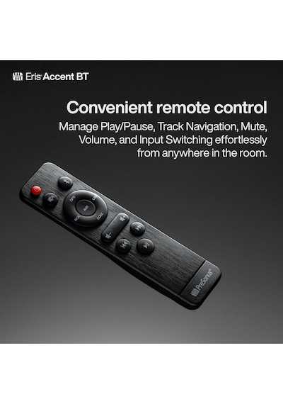 Eris Accent - Aktif Kitaplık Hoparlör Çift 4 İnç Woofer, 1 İnç İpek Kubbe Tweeter, 60w Class D, Trs/rca/aux Girişli, Uzaktan Kumandalı Ahşap Masaüstü Stereo Hoparlör Seti