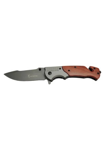 Da308 Kurtarma Kamp Çakısı Gül 23 Cm Manuel, Kemerlikli