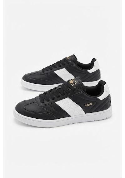 Kappa Kp-1077m Rahat Kauçuk Taban Sneaker Erkek Ayakkabı SİYAH-BEYAZ