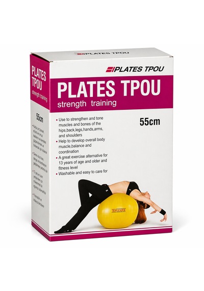 55 Cm Pilates Topu Fitness & Denge Topu, Egzersiz Topu Strength Training