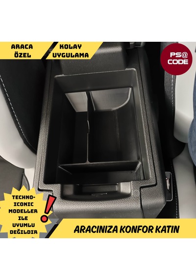 Renault Boreal Kolçak Altı Organizer-orta Konsol Düzenleyıcı-evolution Modeller İle Uyumludur
