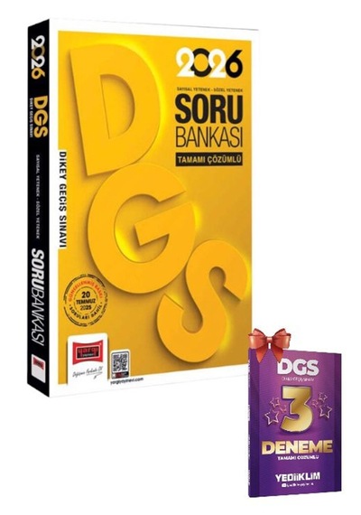 2026 Dgs Sayısal-sözel Yetenek Tamamı Çözümlü Soru Bankası-2026 Dgs Tamamı Çözümlü 3 Yıldız Deneme