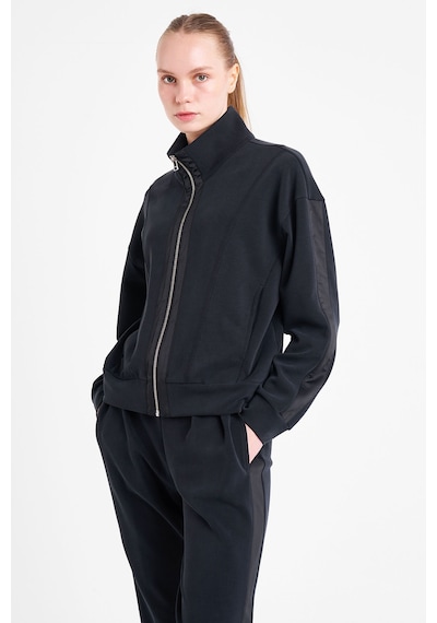 Lescon Kadın Fermuarlı Sweatshirt 25n-2101 Siyah