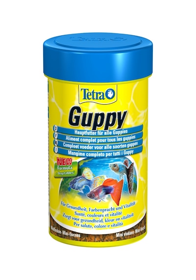 Tetra Guppy Lepistesler İçin Pul Balık Yemi 100 Ml