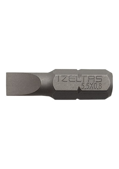 İZELTAŞ Düz Bits Uç 0.8x5.5 (25MM)