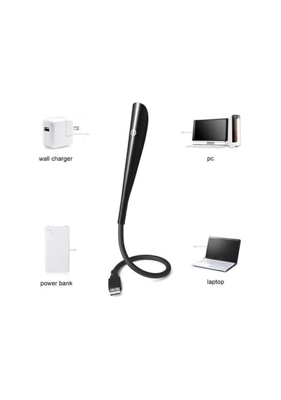 Powermaster Pm-24561 14 Ledli Siyah Esnek Usb Led Lamba Çok Renkli
