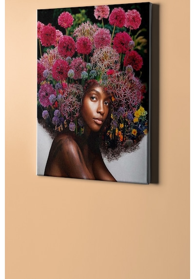 Webstyle Sayılarla Boyama Seti Kasnaklı Çiçek Kadın 12 40 X 50 Cm
