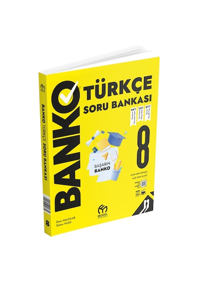 Model Eğitim Yayınları 8. Sınıf Banko Türkçe Soru Bankası