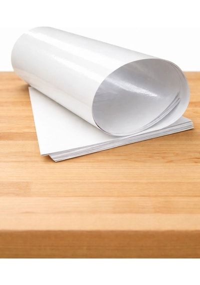 Laminasyonlu Silikonlu Oto Paspas Kağıdı 35x50 Suya Ve Neme Dayanıklı 100 Adet Beyaz