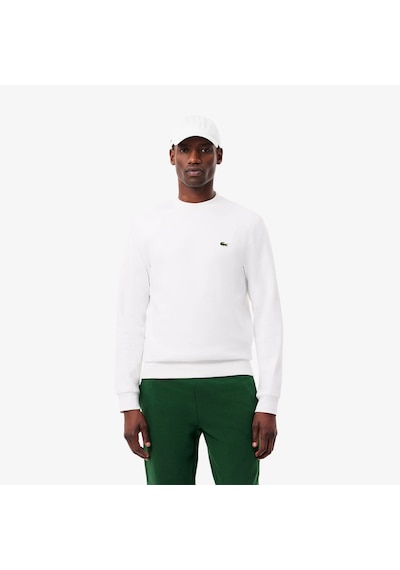 Lacoste Sh9608 Erkek Sweatshirt Beyaz
