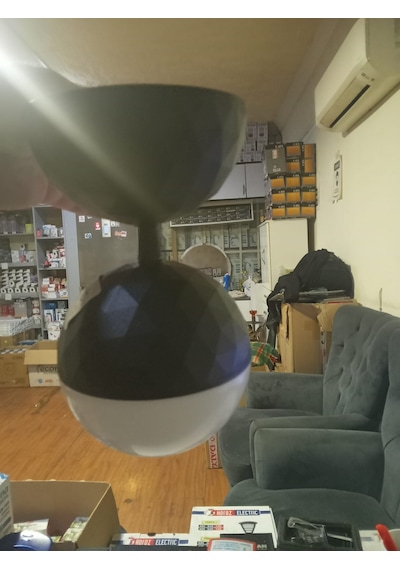 Lambaderler, Avizeler İçin Uyarlanabilir 25 Watt Beyaz Işık Led Ampul Fonksiyonel Kablosuz Led Ampul Beyaz - Siyah