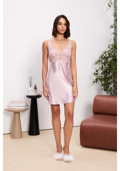 Pierre Cardin 6'lı Rose Uzun Gecelik Sabahlık Set 6035 Rose