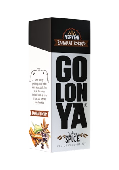Golonya Spice 250 Ml Cam Şişe Baharat Kokulu Kolonya 12 Adet 1 K