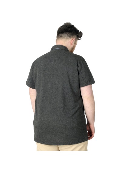 Mode Xl Erkek T-Shirt Polo Florida 22303 Antrasit 001